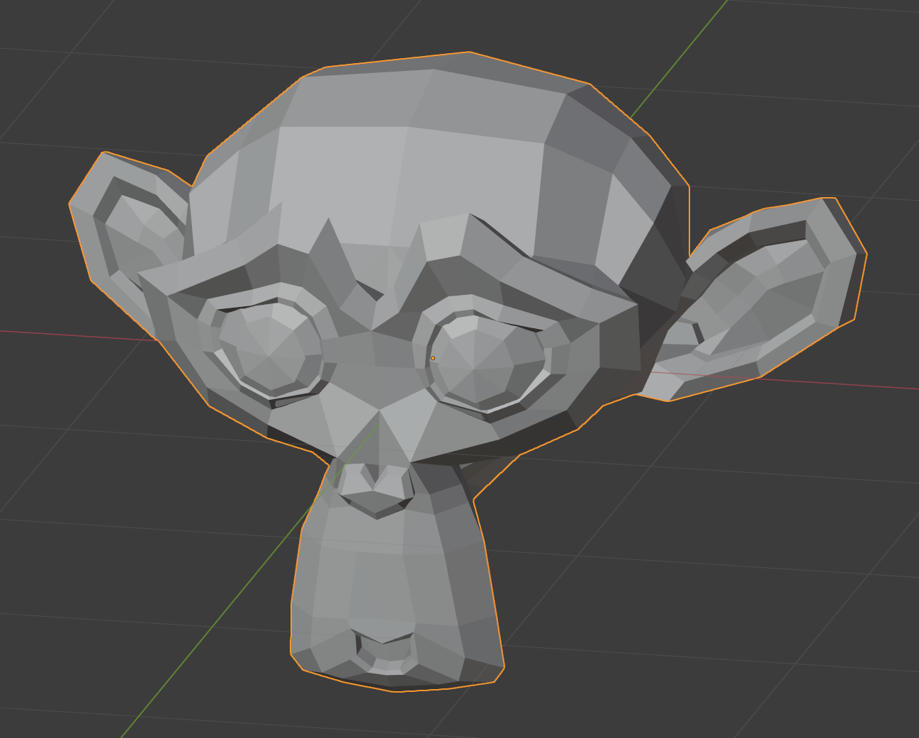 3D Suzanne model from Blender