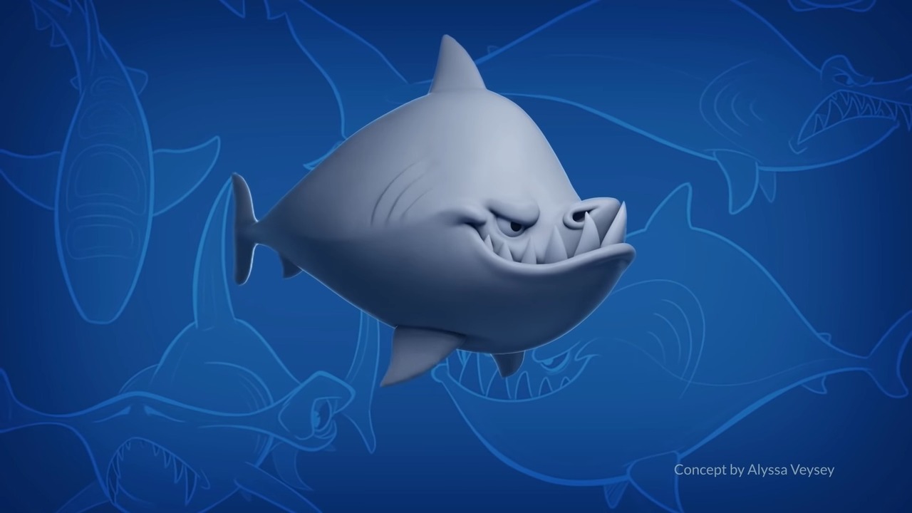 3D Modeling of a Shark in Blender