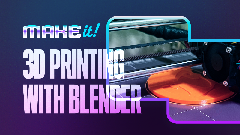 3D Printing with a Prusa Printer Prusa Printer course image in Blender