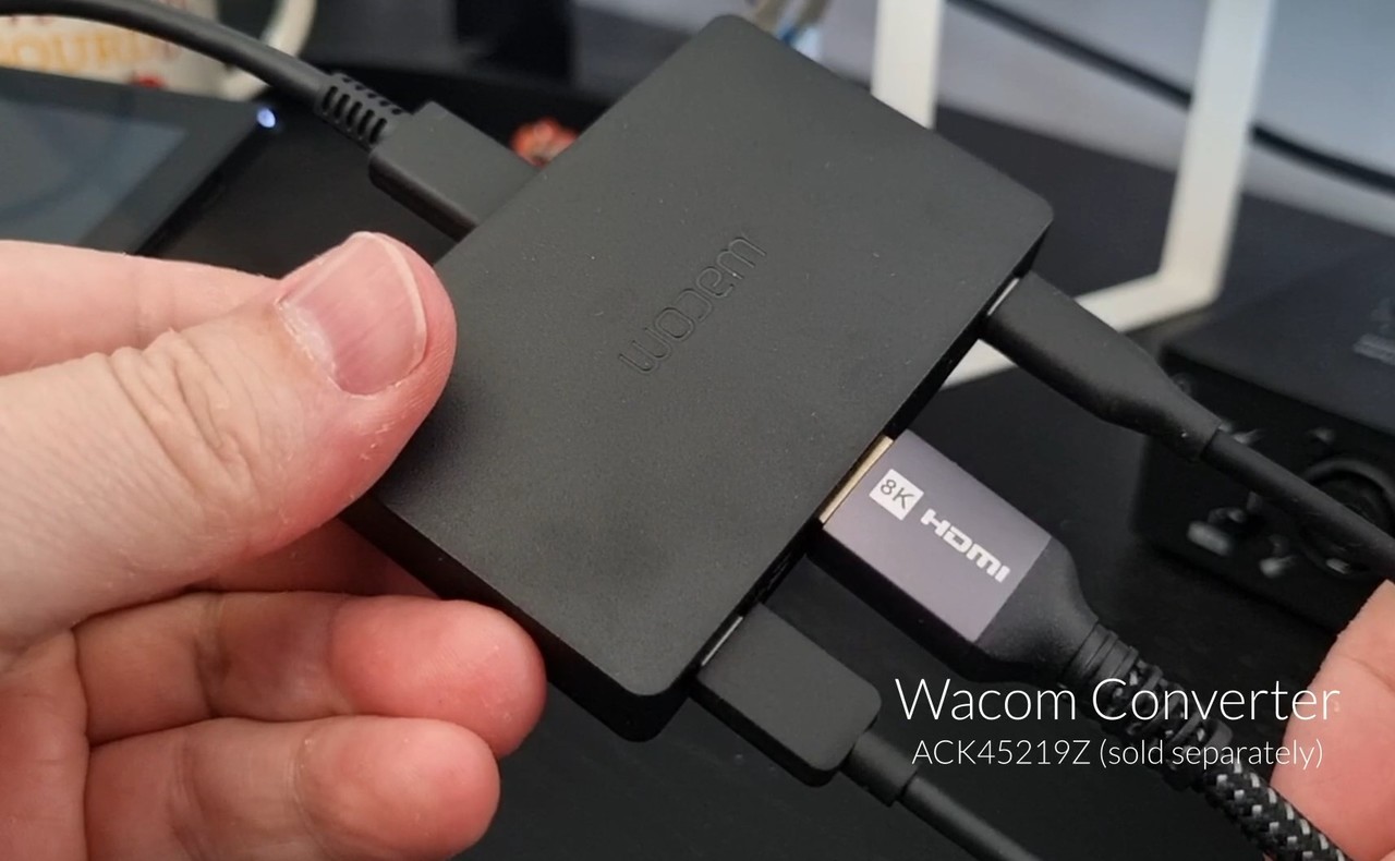 Wacom Converter Close Up